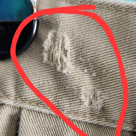 Gap Easy Fit Men's Khaki Pleated Front Pants Size 40/32 - Picture 8 of 8